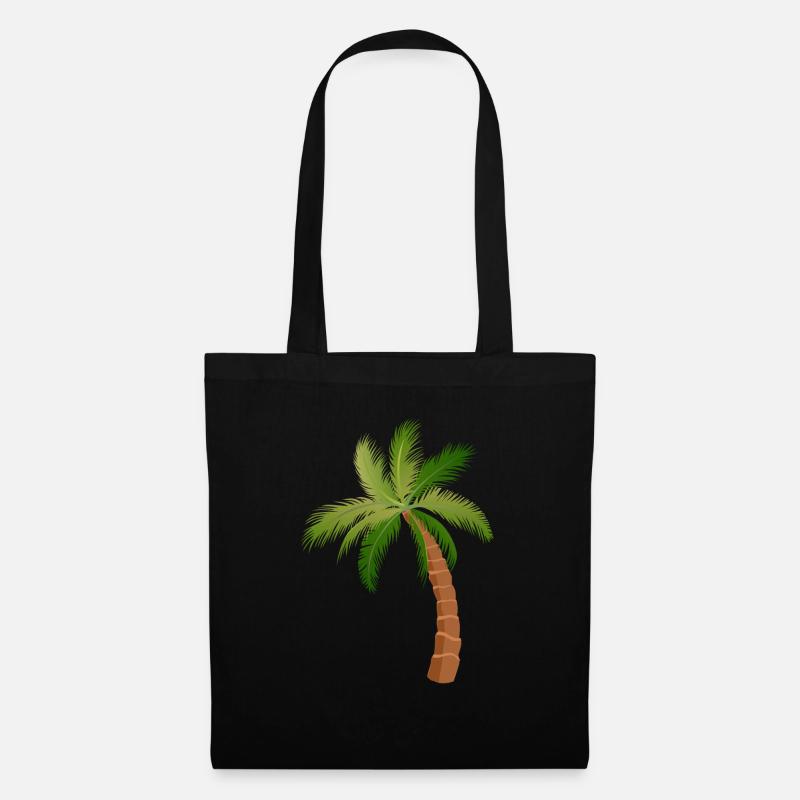 palm tree palm trees - Tote Bag - black