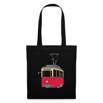 Old polish Tram - Tote Bag - black - Front