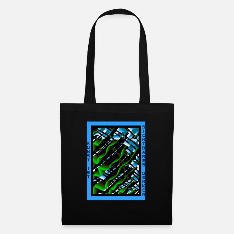 Design Kunst Bibi 6 - LIMITED - Stoffbeutel - Schwarz