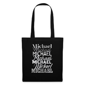 Michael - Stoffbeutel - Schwarz - Vorne