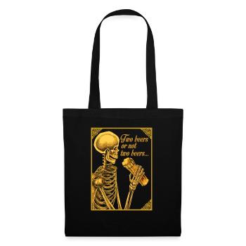 TWO BEERS OR NOT TWO BEERS - Tote Bag - black - Front
