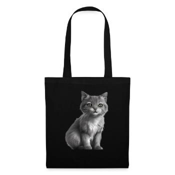 British Shorthair Cat Cat Kitten Cats - Tote Bag - black - Front