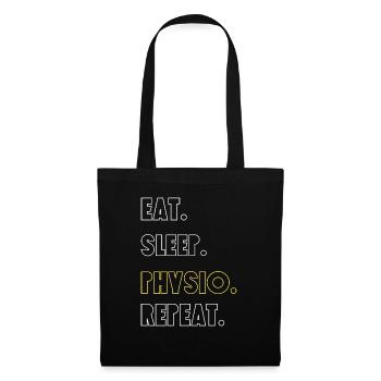Physiothérapie - Sac en tissu - noir - Devant