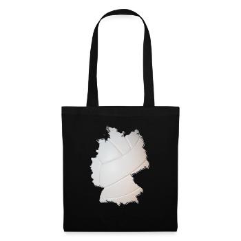 Germany map frames real volleyball - Tote Bag - black - Front