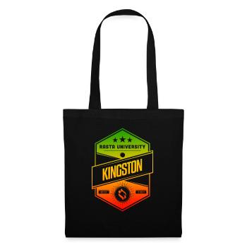 Rasta University Kingston Good Vibez Reggae - Tote Bag - black - Front