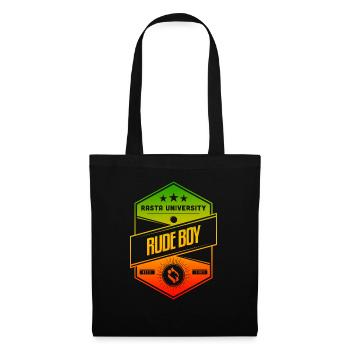 Rasta University Rude Boy Good Vibez Reggae - Tote Bag - black - Front