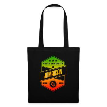 Rasta University Jamaican Good Vibez Reggae - Tote Bag - black - Front
