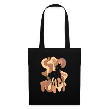 Horse Wild Horse Horse Head - Tote Bag - black - Front