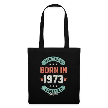 Vintage born in 1973 - Tote Bag - black - Front