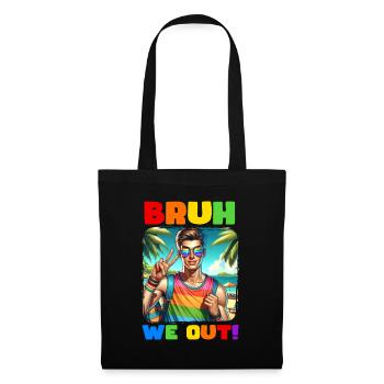Pride Gay CSD Love LGBTQ Colors of the Rainbow - Tote Bag - black - Front