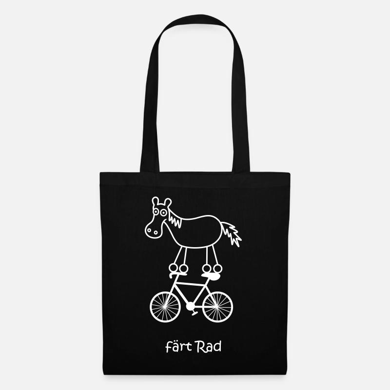vélo, vélo, vélo - Sac en tissu - noir
