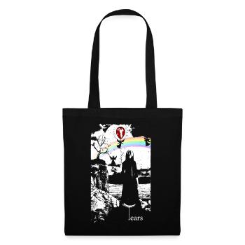 Graphique d’ange - Sac en tissu - noir - Devant