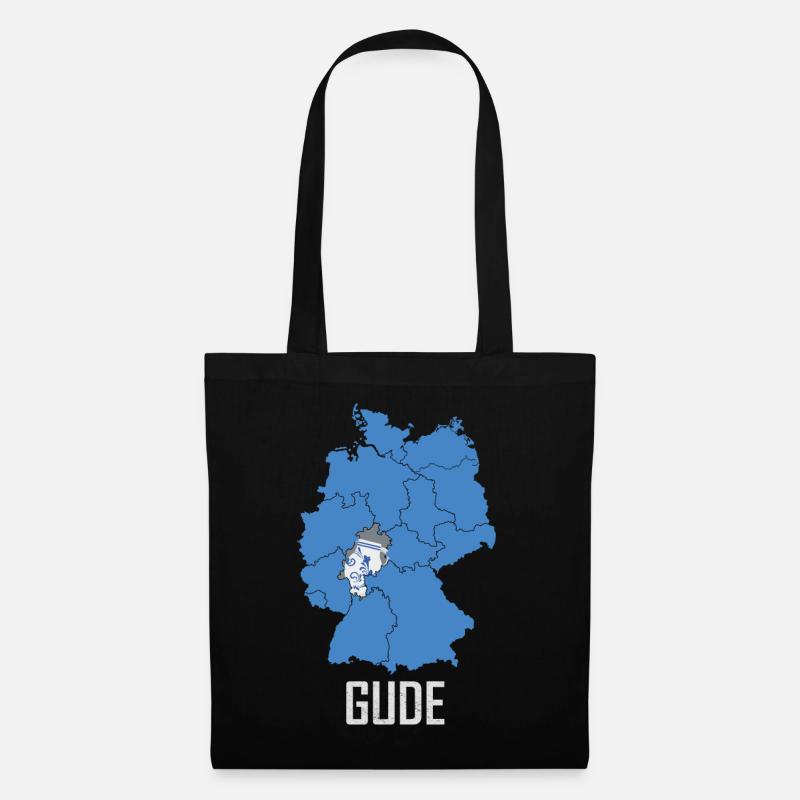 iGude Hessen Frankfurt Gude Spruch - Stoffbeutel - Schwarz