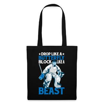 Drop Like A Butterfly, Block Like A Beast 2 - Tote Bag - black - Front
