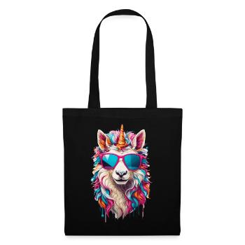 Unicorn cute cute cool - Tote Bag - black - Front