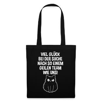 Jobwechsel Arbeit Büro Kollegen Abschiedsgeschenk - Stoffbeutel - Schwarz - Vorne