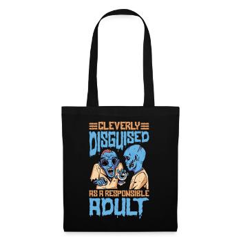 Cleverly Disguised As A Responsible Adult 26 - Tote Bag - black - Front