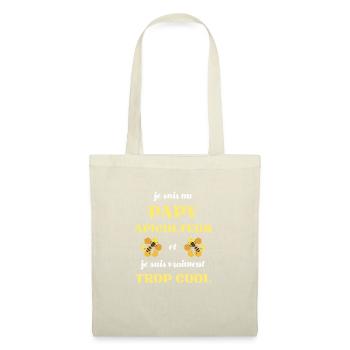 papy apiculteur humour apiculture homme cadeau - Sac en tissu - nature - Devant