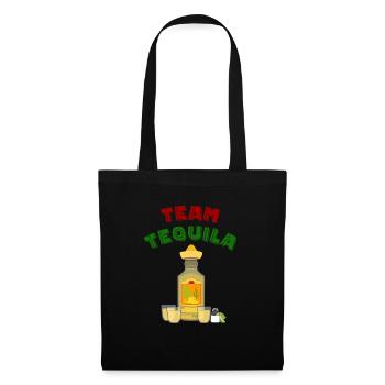 Team Tequila Mexico Mexikanisch Shot - Stoffbeutel - Schwarz - Vorne