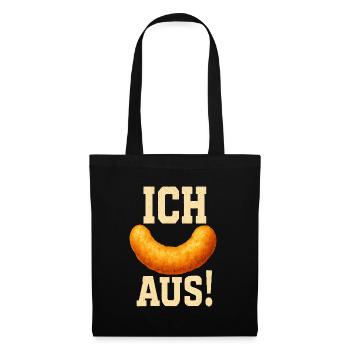 Lustiger Spruch Humor Ich Flip Aus Geschenkidee - Stoffbeutel - Schwarz - Vorne