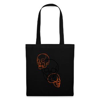 Skulls - Tote Bag - black - Front