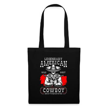 Cowboy Desert Lone Rider America - Tote Bag - black - Front