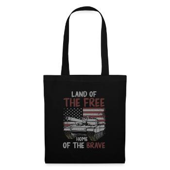 Military Veteran Weapon Dog Tag - Tote Bag - black - Front