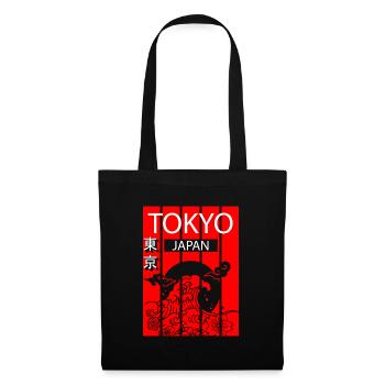 Tokyo Manga City Art - Tote Bag - black - Front