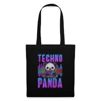 Rave Minimal Jumpstyle - Sac en tissu - noir - Devant
