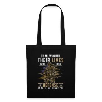 Soldier Victory Droits de l’homme - Sac en tissu - noir - Devant