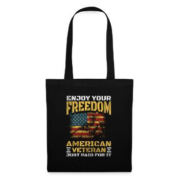 United States Patriot Eagle Soldier - Tote Bag - black - Front