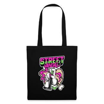 Pulvérisateur de graffitis Rapper Streetmind - Sac en tissu - noir - Devant