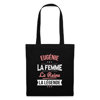Eugénie - La Femme - La Reine - La Légende - Sac en tissu - noir - Devant
