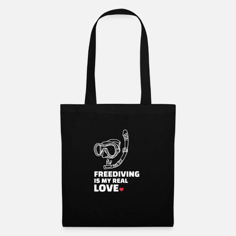 Freediving - Tote Bag - black