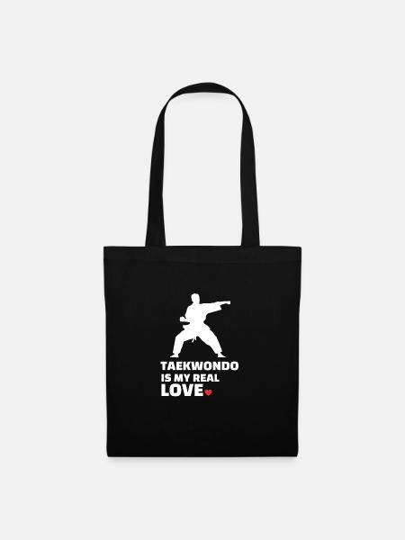 Ich Liebe Taekwondo - Stoffbeutel - Schwarz