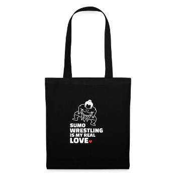 J’adore la lutte sumo - Sac en tissu - noir - Devant