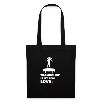 I love trampoline - Tote Bag - black - Front