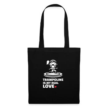 I love trampoline - Tote Bag - black - Front
