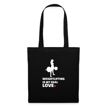 J’adore l’haltérophilie - Sac en tissu - noir - Devant