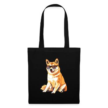 Akita, dog, sunglasses, summer, gift - Tote Bag - black - Front