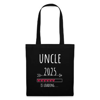 Future Uncle 2025 Pregnancy Announcement - Tote Bag - black - Front