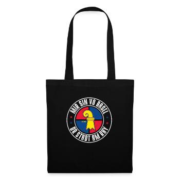 BÂLE - Sac en tissu - noir - Devant