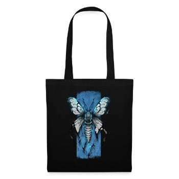 Enchanting Nocturne: Mystical Moth - Tote Bag - black - Front