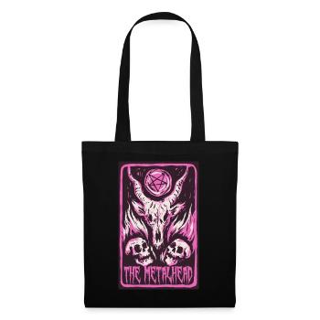 Metalhead Tarot Tarotkarte für Heavy Metal Fans - Stoffbeutel - Schwarz - Vorne