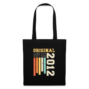 Original 2012 Vintage Retro Birthday Gift - Tote Bag - black - Front
