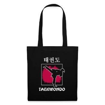Taekwondo Poomsae Taekwondo-girl freestyle - Tote Bag - black - Front