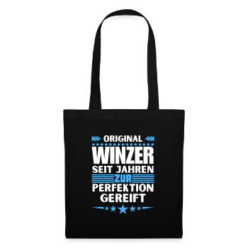 Winemakers matured to perfection - Tote Bag - black - Front