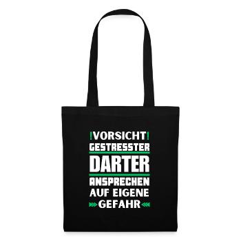 Ne parlez pas à un dard stressé ! - Sac en tissu - noir - Devant