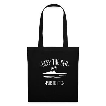 Keep The Sea Plastic Free environnementale Chemise - Sac en tissu - noir - Devant
