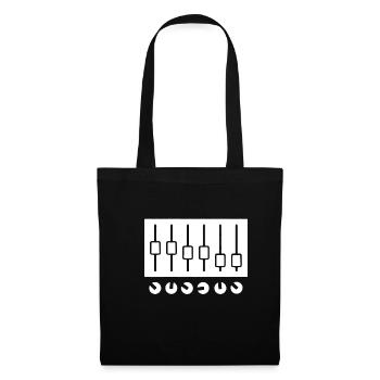 Mixe technique du son T-shirt cadeau - Sac en tissu - noir - Devant